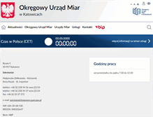 Tablet Screenshot of katowice.gum.gov.pl