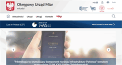 Desktop Screenshot of lodz.gum.gov.pl